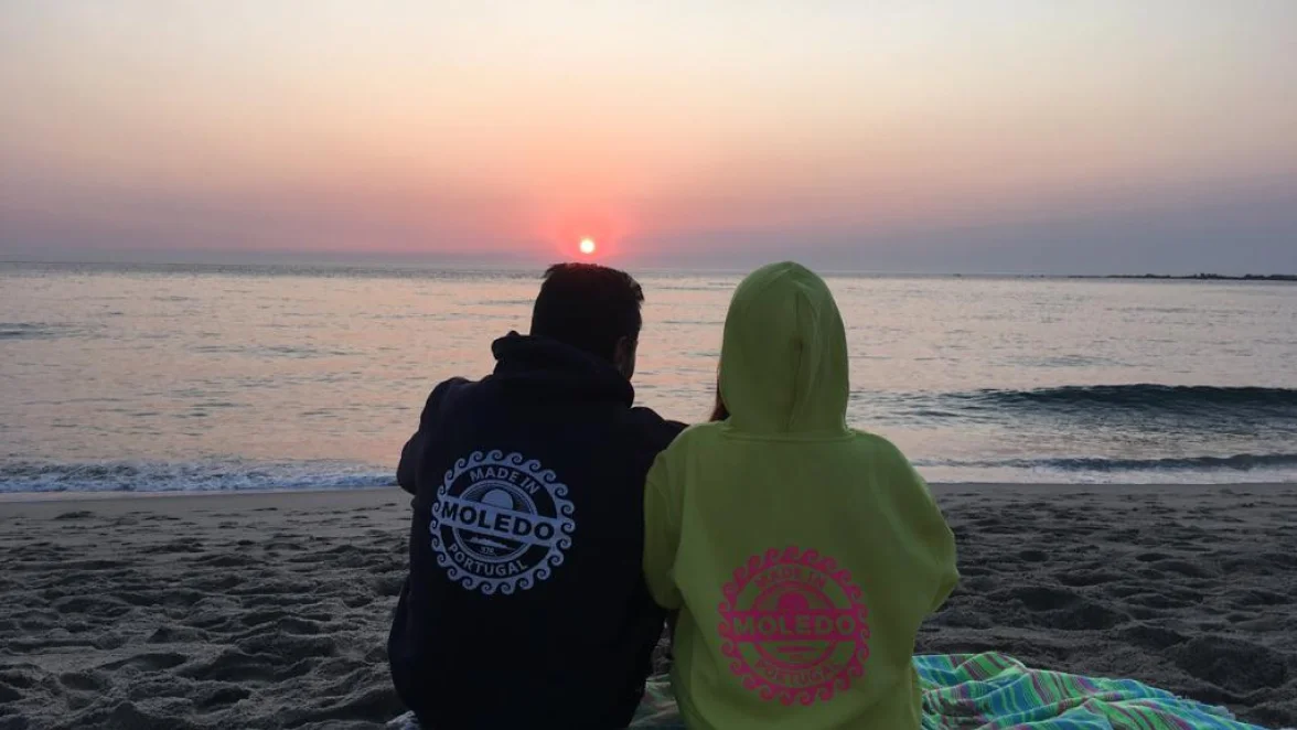 A couple expressing their love and affection for each other.