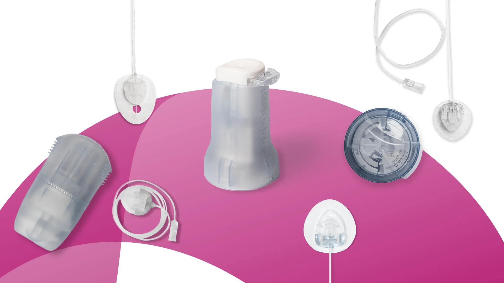 A collage showing Convatec Infusion Care products.